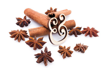 Cinnamon and star anise