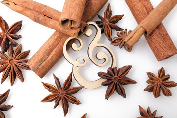 Cinnamon and star anise