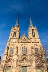Fototapeta na wymiar Eglise Sainte-Segolene in Metz - Lorraine, France