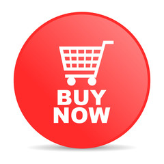 buy now red circle web glossy icon