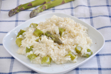 Spargelrisotto