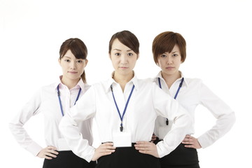 Fototapeta premium ビジネスイメージ,女性3人