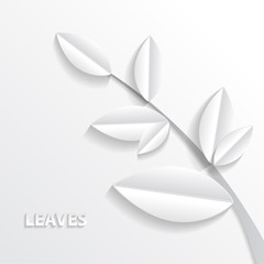 abstract branch. paper design