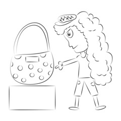 Girl Shopping Bag