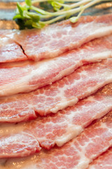 raw beef meat for BBQ