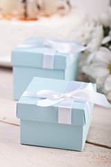 Blue giftbox