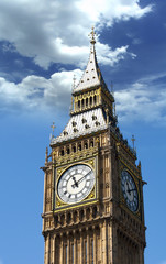 Fototapeta na wymiar Big Ben, Clock Tower w Londynie