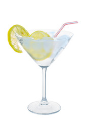 Citrus in wide glass with ice