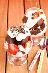 chocolate cake trifle