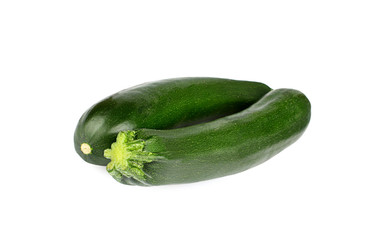 Two green zucchini.