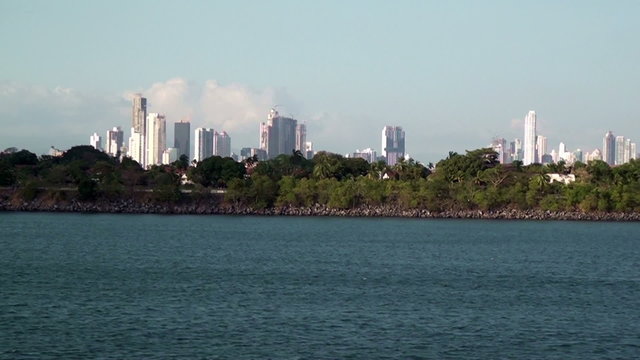 Panama City - Landscape view from the sea - Video High Definitio