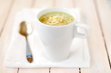 Broccoli, Potato and Cheese Soup