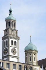 Fototapeta na wymiar Wieże Augsburg
