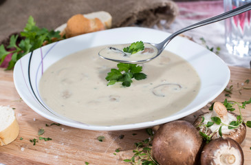 Homemade Mushroom Soup