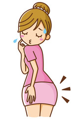 大きいお尻に悩む女性