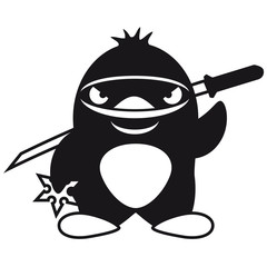 Ninja Penguin © Style-o-Mat-Design
