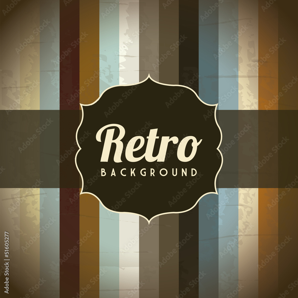 Poster retro background