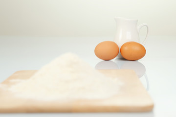 Different products to make bread