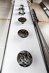 shower from the bottom