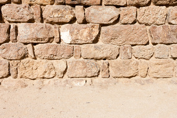 Vintage stone wall and floor