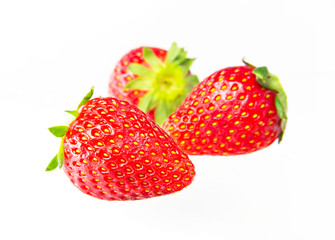 strawberry  Isolated on a white background.