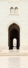 Fototapeta na wymiar Sultan Qaboos Grand Mosque, Muscat (Oman)