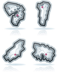 Simple Country Icons