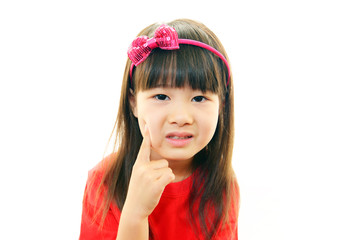 笑顔の可愛い女の子