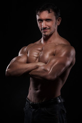 Fototapeta premium Strong athletic man