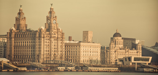 Famous Three Graces of Liverpool