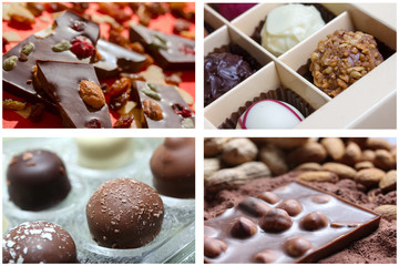 chocolate sweets picture background