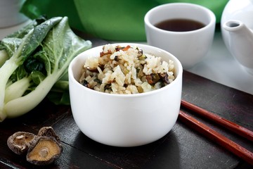 Shanghai Bok Choy rice
