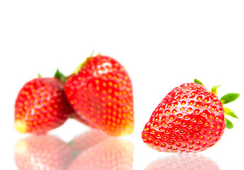 strawberry  Isolated on a white background.