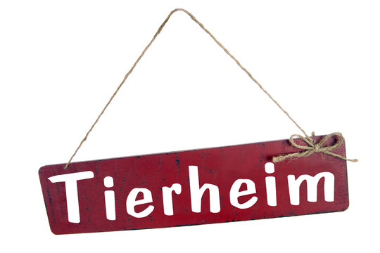 Schild - Tierheim