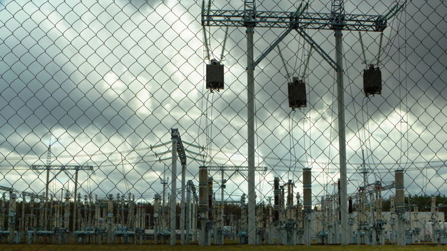 electrical substation, timelapse