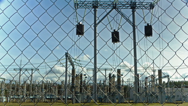 electrical substation, timelapse