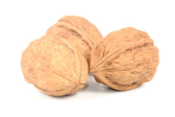 walnut isolated on white background
