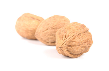 walnut isolated on white background