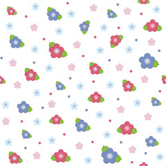 flowers seamless pattern