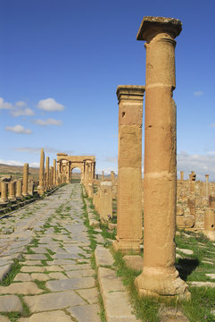 Arc de Trajan-Site de Timgad-Algerie