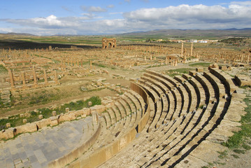 Theatre-Site de Timgad-Algerie