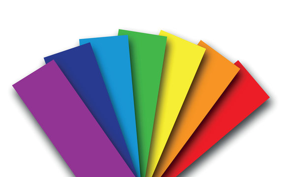 rainbow colour book background
