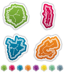 Simple Country Icons