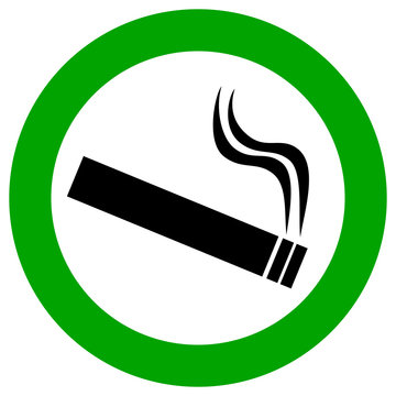 Smoking Area Vector Illustration