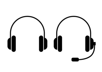 Headphones icons
