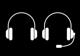 Headphones icons