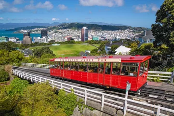 Foto op Canvas Kabelbaan in Wellington © cmfotoworks