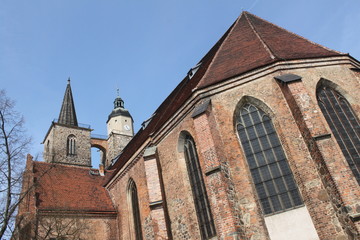 Fototapeta na wymiar Nikolai Kościół Jiiterbog