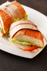 Fresh and tasty sandwich