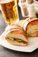 Fresh and tasty sandwich